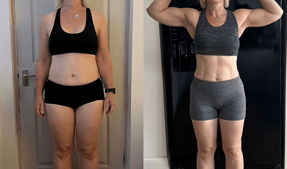 Before and after — client 2