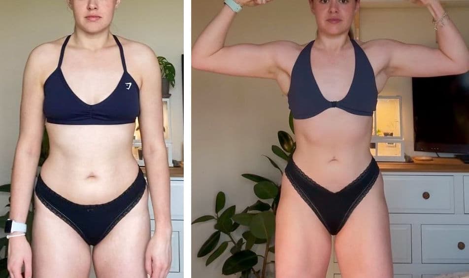 Before and after — client 6